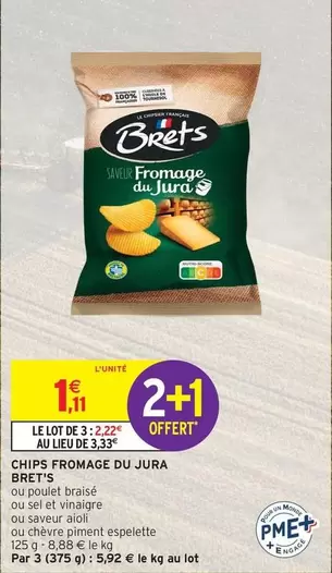 brets - chips fromage du jura