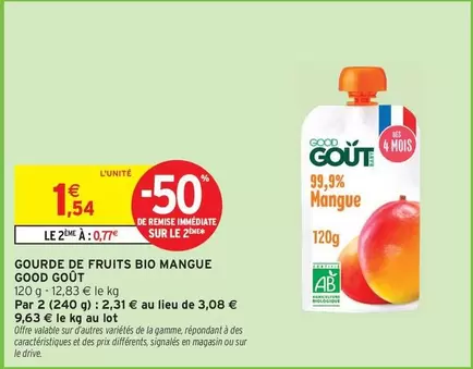 Signal - Gourde De Fruits Bio Mangue