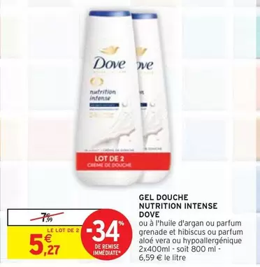 Dove - Gel Douche Nutrition Intense