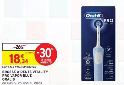 Oral-B - Brosse À Dents Vitality Pro Vapor Blue