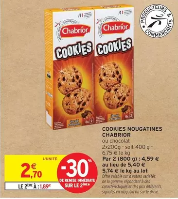 Chabrior - Cookies Nougatine