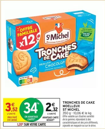 St michel - Tronches De Cake Moelleux