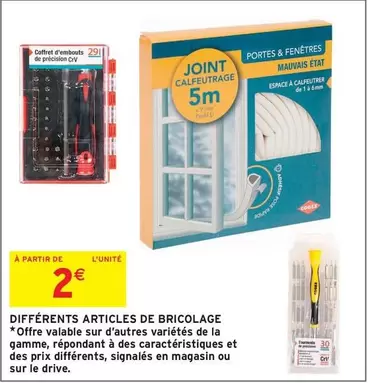 Joint - Différents Articles De Bricolage