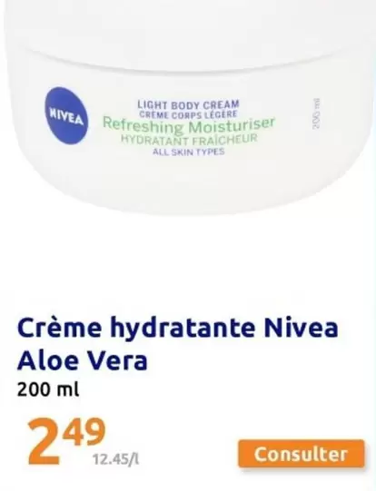 Nivea - Crème Hydratante Aloe Vera