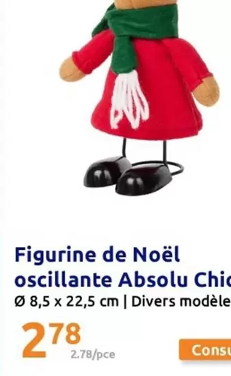 Figurine De Noël Oscillante Absolu Chic