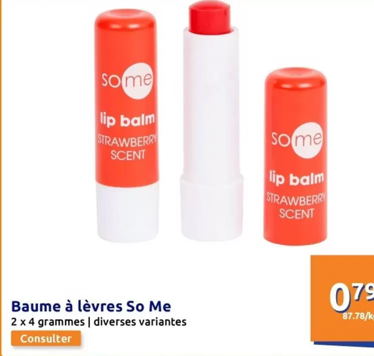 Lip Balm - Baume À Lèvres So Me