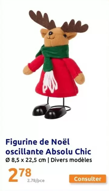 Figurine De Noël Oscillante Absolu Chic