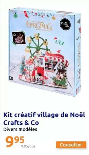 Kit Créatif Village De Noël Crafts & Co