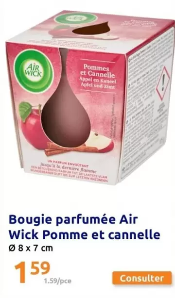 Bis - Bougie Parfumée Air Wick Pomme Et Cannelle