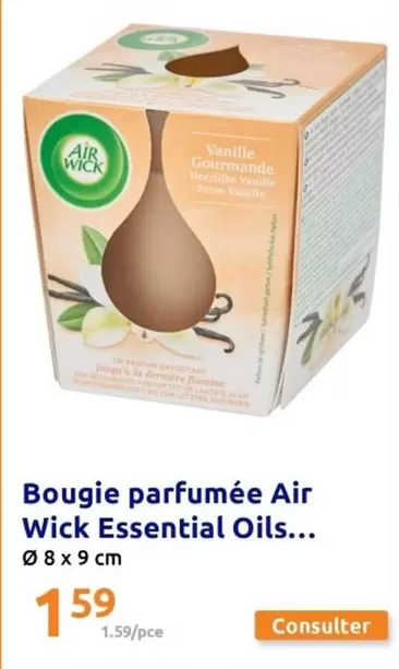 Air Wick - Bougie Parfumée  Essential Oils