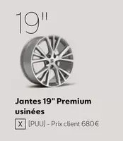 19" Premium - Pimiento Usinetas offre à 680€ sur SEAT