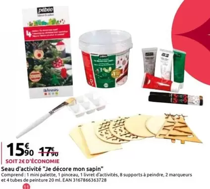 Mon - Seau D'activité "je Décore  Sapin" offre à 15,9€ sur Mr Bricolage