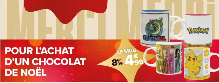 L'Achat D'Un Chocolat De Noel offre à 4,99€ sur Carrefour Market