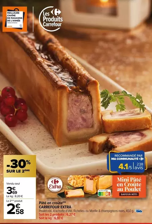 Carrefour - Pâte En Croûte offre à 3,59€ sur Carrefour Market