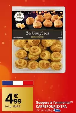 Carrefour - Gougère À L'emmental offre à 4,99€ sur Carrefour Market