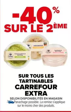 Carrefour - Extra Sur Tous Les Tartinables offre sur Carrefour Market