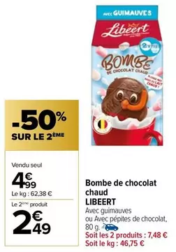 L'IBÉRT - Bombe De Chocolat Chaud offre à 4,99€ sur Carrefour Market