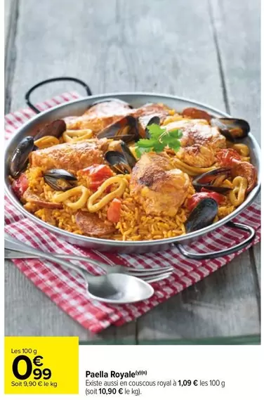 Royal - Paella e offre à 0,99€ sur Carrefour Market