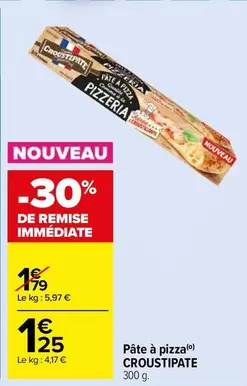 Croustipate - Pâte À Pizza offre à 1,25€ sur Carrefour Market