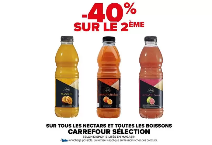 Carrefour - Sur Tous Les Nectars Et Toutes Les Boissons offre sur Carrefour Market