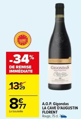 Gigondas La Cave - A.O.P. Gigondas offre à 8,77€ sur Carrefour Market