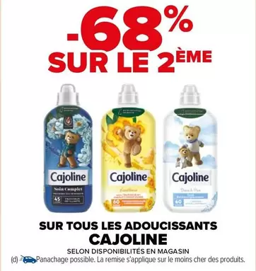 Cajoline - Sur Tous Les Adoucissants offre sur Carrefour Market