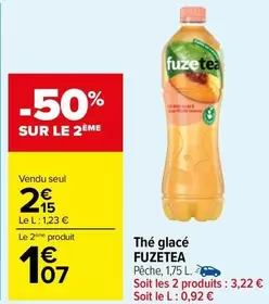 Fuzetea - Thé Glacé offre à 2,15€ sur Carrefour Market