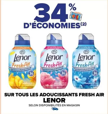 Lenor - Sur Tous Les Adoucissants Fresh Air offre sur Carrefour Market