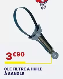 Clé Filtre À Huile À Sangle offre à 3,9€ sur Carter-Cash