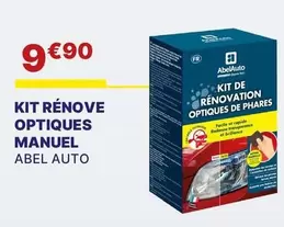 Abel Auto - Kit Renove Optiques Manuel offre à 9,9€ sur Carter-Cash