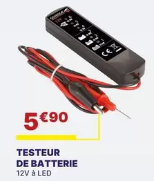 Testeur De Batterie offre à 5,9€ sur Carter-Cash