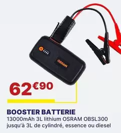 Osram - Booster Batterie offre à 62,9€ sur Carter-Cash