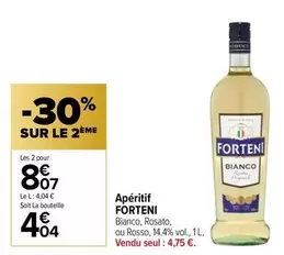 Forteni - Apéritif offre à 4,75€ sur Carrefour