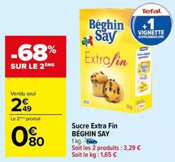 Tefal - Sucre Extra Fin offre à 2,49€ sur Carrefour