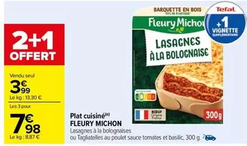 Fleury Michon - Plat Cuisiné offre à 3,99€ sur Carrefour