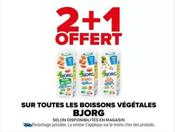 Bjorg - Sur Toutes Les Boissons Végétales offre sur Carrefour