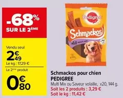 Pedigree - Schmackos Pour Chien offre à 2,49€ sur Carrefour