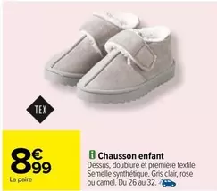 chausson enfant