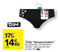 Dim - Slip " Generous Broderie "