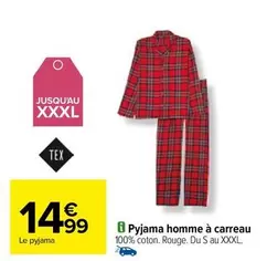 Tex - Pyjama Homme À Carreau