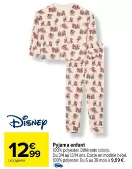 disney - pyjama enfant