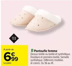 Tex - Pantoufle Femme