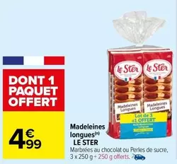 Le Ster - Madeleines Longues offre à 4,99€ sur Carrefour Drive