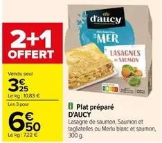 D'aucy - Plat Préparé offre à 3,25€ sur Carrefour Drive