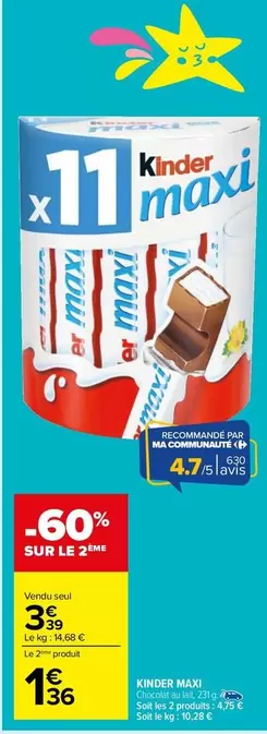 kinder -  maxi