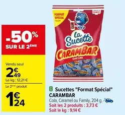 carambar - sucettes "format spécial"