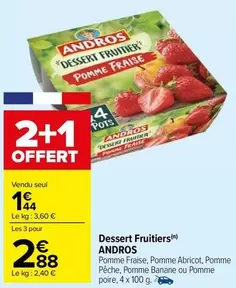 Andros - Dessert Fruitiers