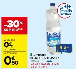 carrefour - limonade classic'