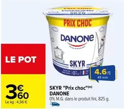 danone - skyr "prix choc"