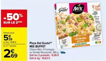 Mix -  Buffet - Pizza Del Gusto